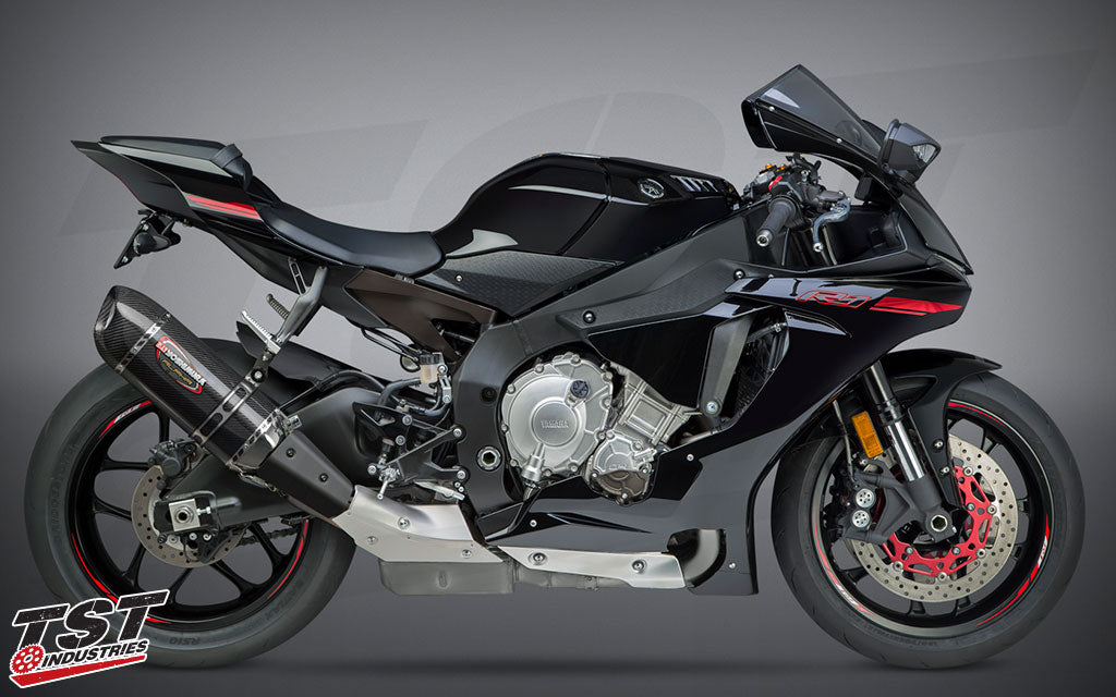 Installed on the 2015-2019 Yamaha YZF-R1.