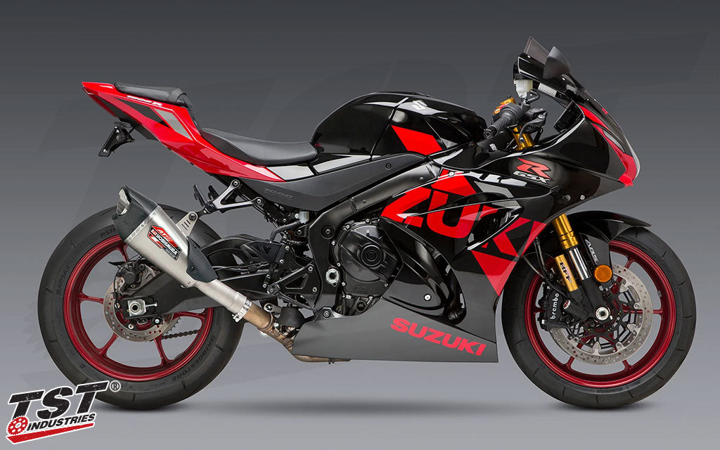 Yoshimura Street AT2 Slip-On Exhaust for Suzuki GSX-R1000 2017+