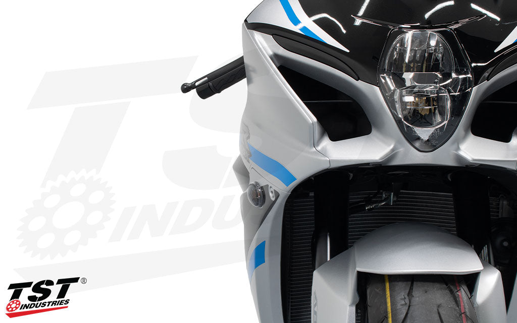 TST HALO Front Flushmount LED Turn Signals for Suzuki GSX-R1000 / GSX-R1000R 2017+