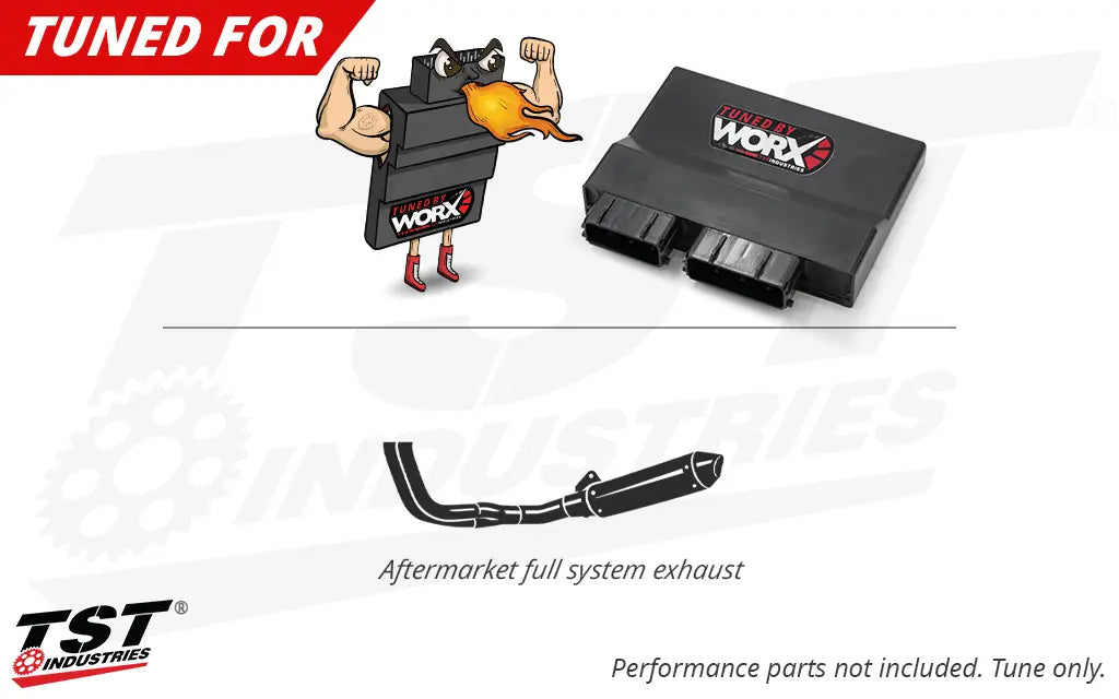 TST WORX Performance ECU Tune for Suzuki GSX-R1000 / GSX-R1000R 2017-2025
