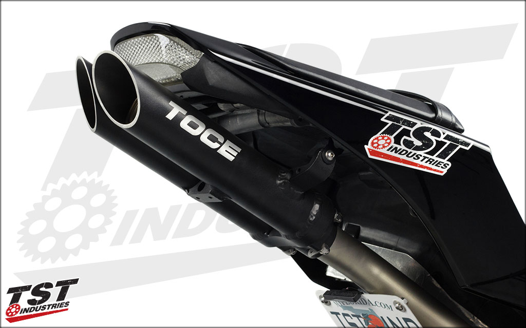 Shown with our TST Industries LED Integrated Tail Light (sold separately).