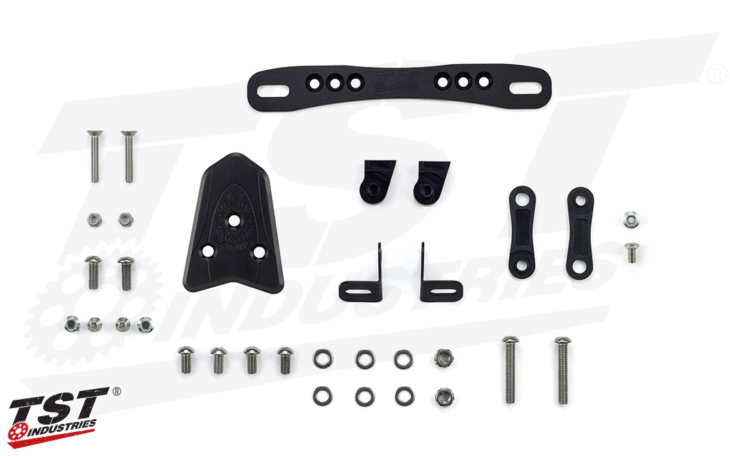 What's included in the TST Elite-1 Fender Eliminator and Closeout System for Yamaha YZF-R1 2009-2014