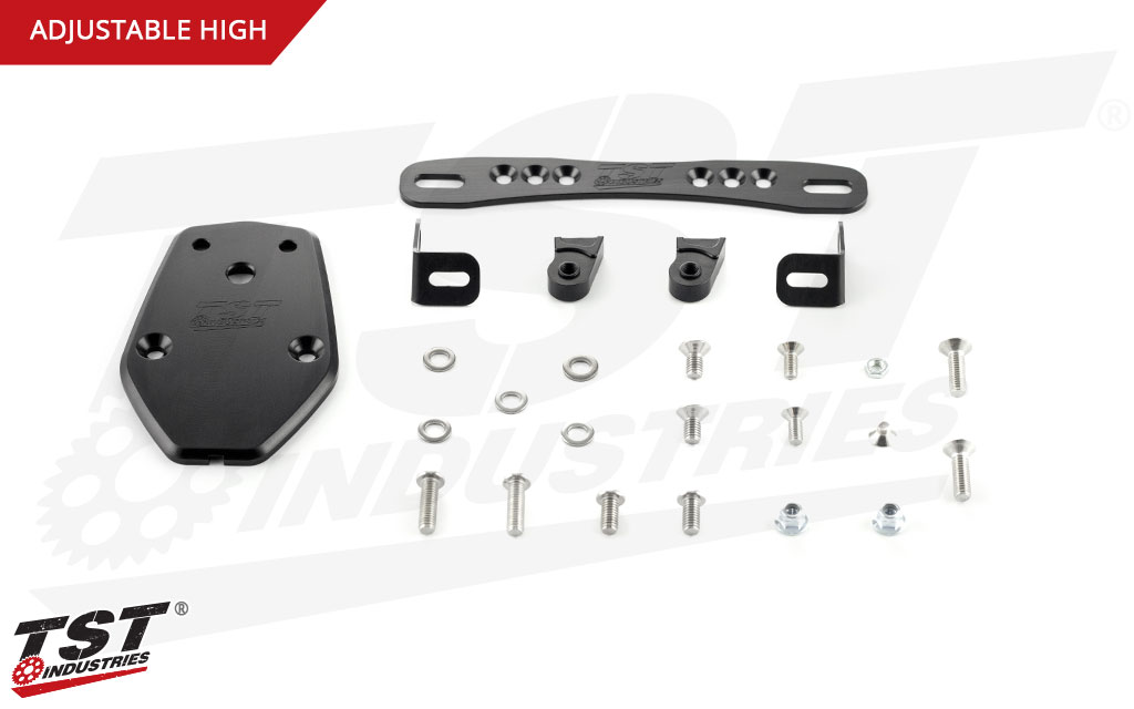 What's included in the Adjustable High TST Elite-1 Fender Eliminator for the Kawasaki ZX-10R.
