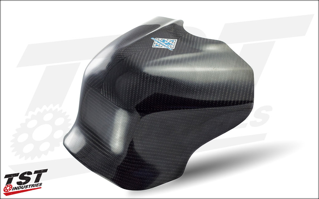 Version 1 SE Moto Carbon Fiber Ergonomic Tank Shroud.