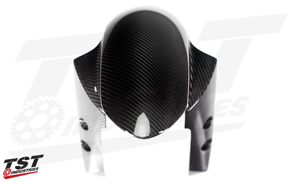 Ditch your plain OEM fender and upgrade to carbon fiber.