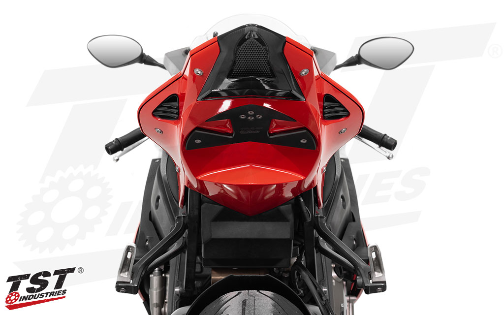 Smoked LED Integrated Tail Light shown on the BMW S1000RR.