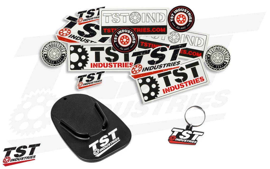 What's included in the TST Industries Swag Bag!