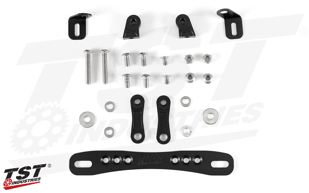 What's included in the TST Adjustable Fender Eliminator for the Honda CRF450L / CRF450RL.