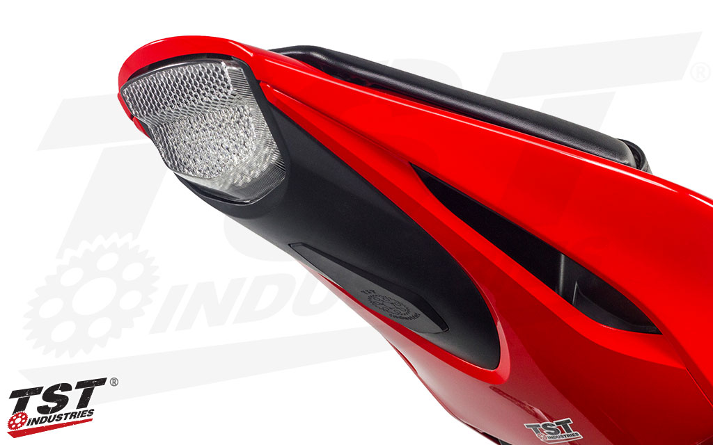 Upgrade your Honda CBR1000RR with the bright LED Integrated Tail Light from TST Industries.