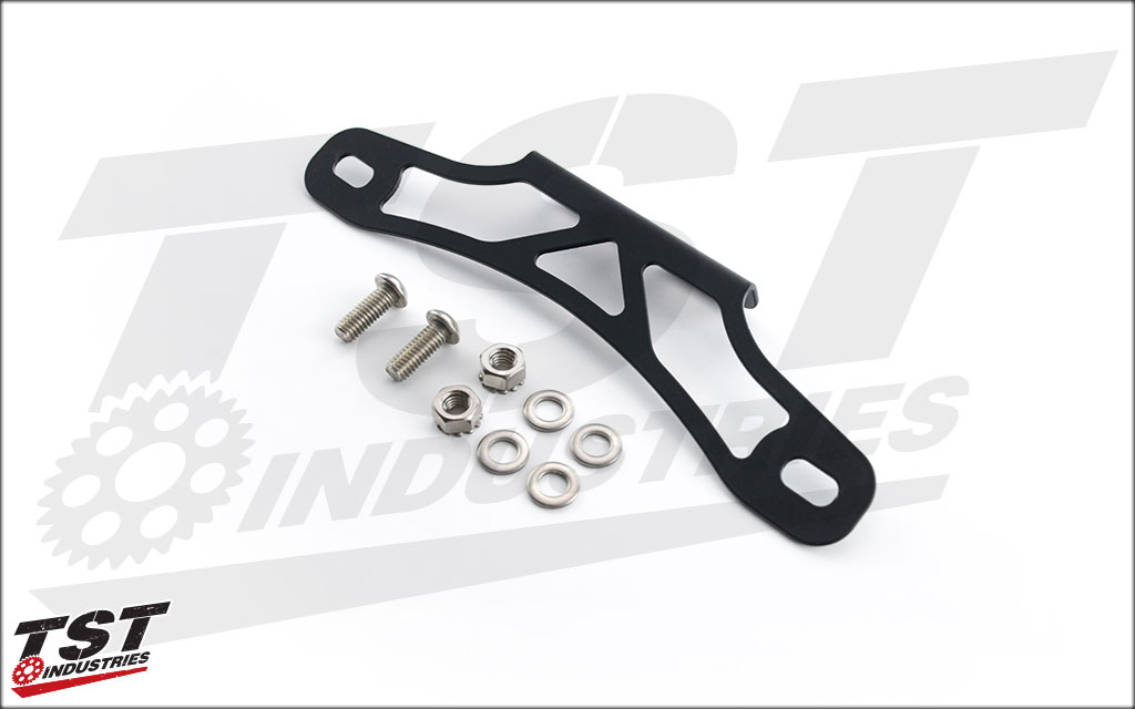 What's included in the TST Industries Fender Eliminator for the Kawasaki Ninja 650R.