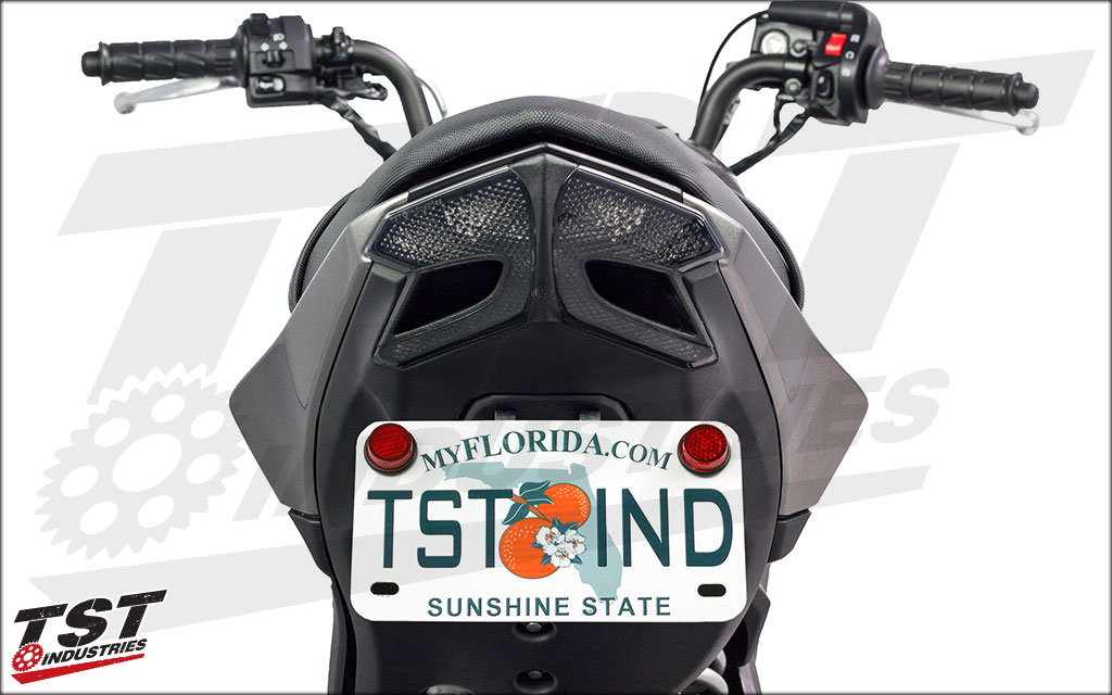 Combine this Elite-1 setup with our integrated taillight for a complete tail transformation.