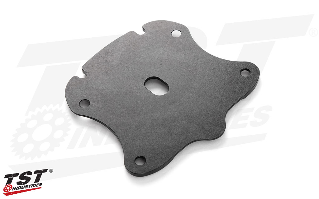 Protect your MT-09 undertail with a high quality CNC machined black anodized closeout.