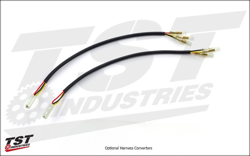 Optional Harness Converters provide a plug-and-play installation.