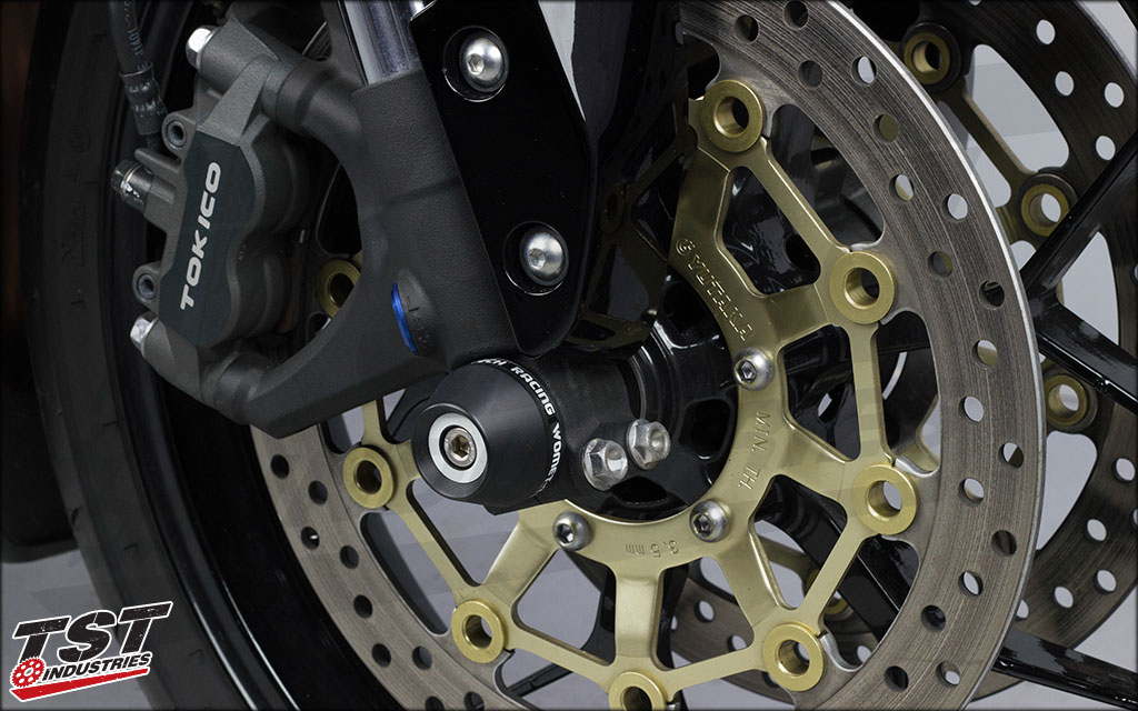 This robust protection element installs easly on any 2005+ Honda CBR600RR.