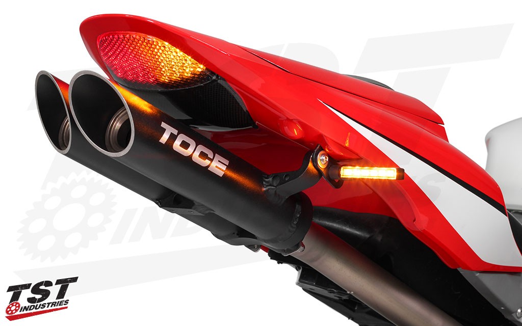 Upgrade your Honda CBR600RR signals with TST LED Pod Signals.
