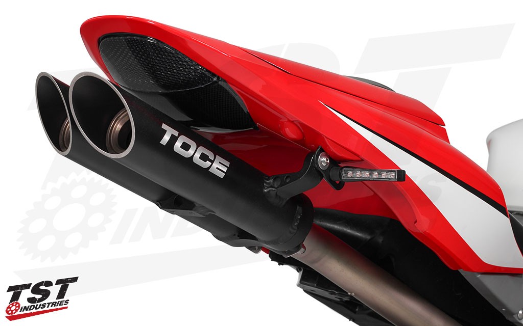 Not only improve the looks of your Honda CBR, but upgrade your visibility as well with super bright LED pod signals.