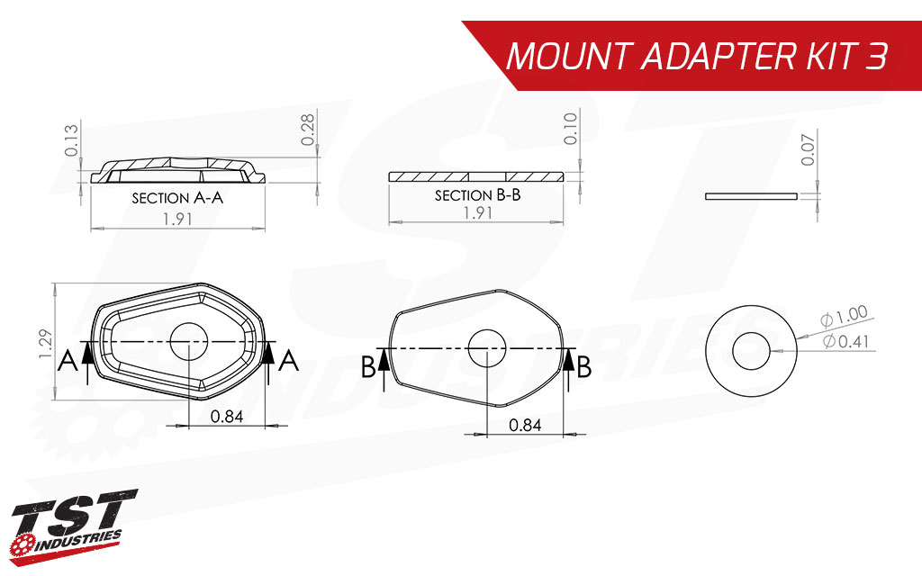 Your bike not on our verified Application list? Check the adapter plate measurements and see if it will work for you.