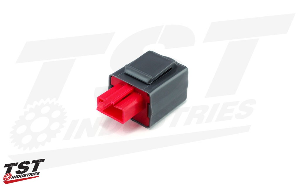 TST Industries LED Flasher relay prevents hyperflash.