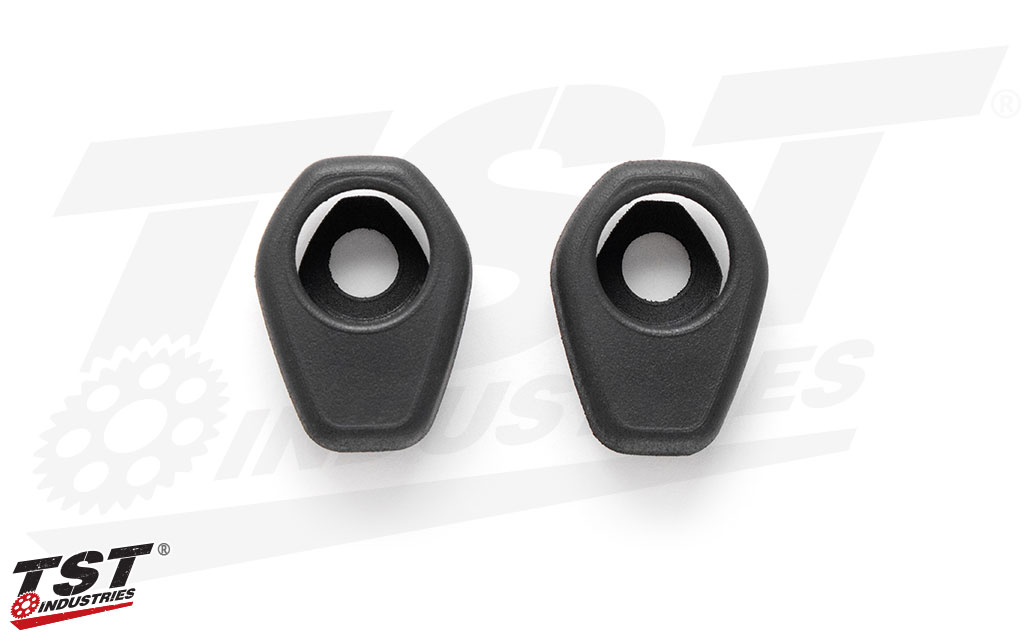 Securely mount the TST BL6 or ECHO LED Pod Turn Signals to the front of your 2019+ Honda CB650R.