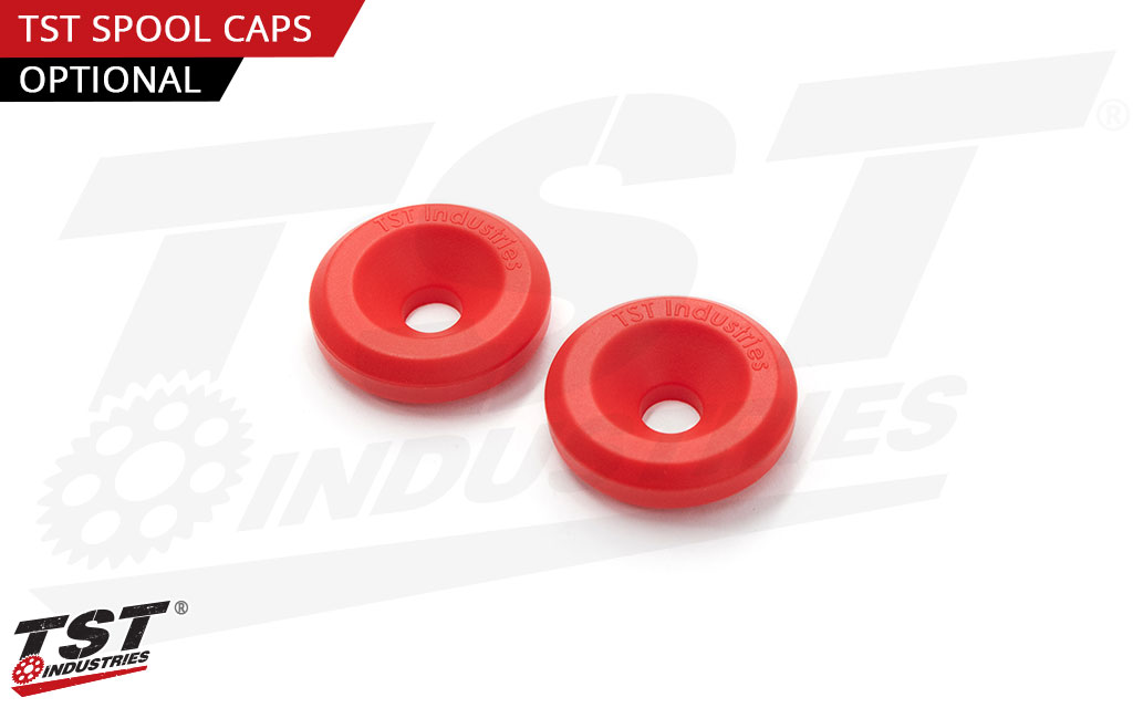 Spool caps are sold as a pair.