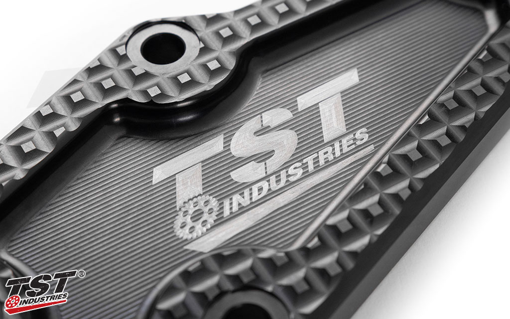 Frame Slider Mounting Brackets feature TST Industries iconography.