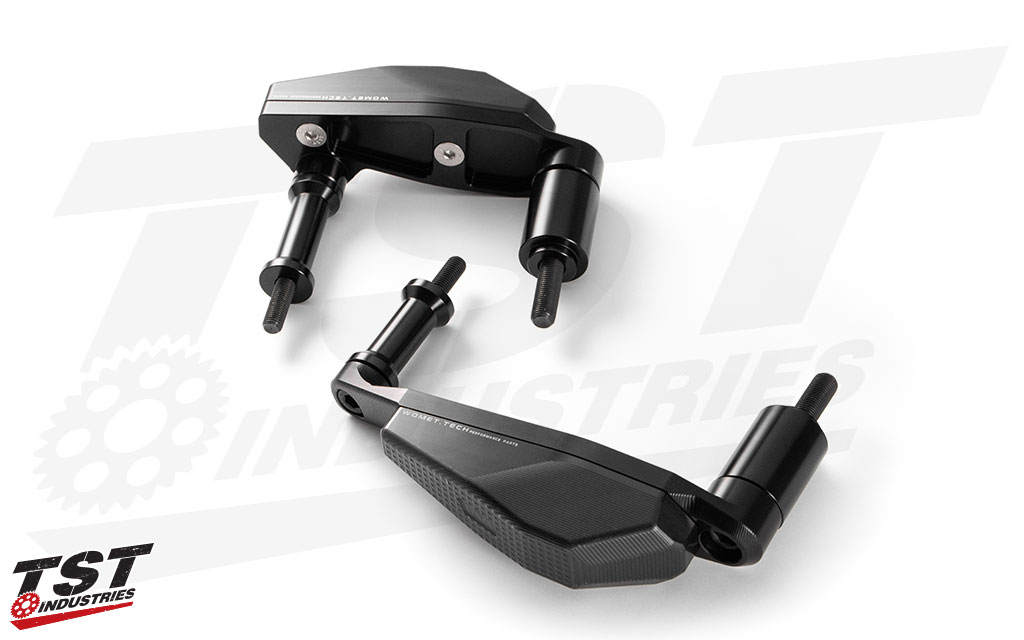 Womet-Tech Evos Frame Sliders for the Yamaha MT-07 / FZ-07.