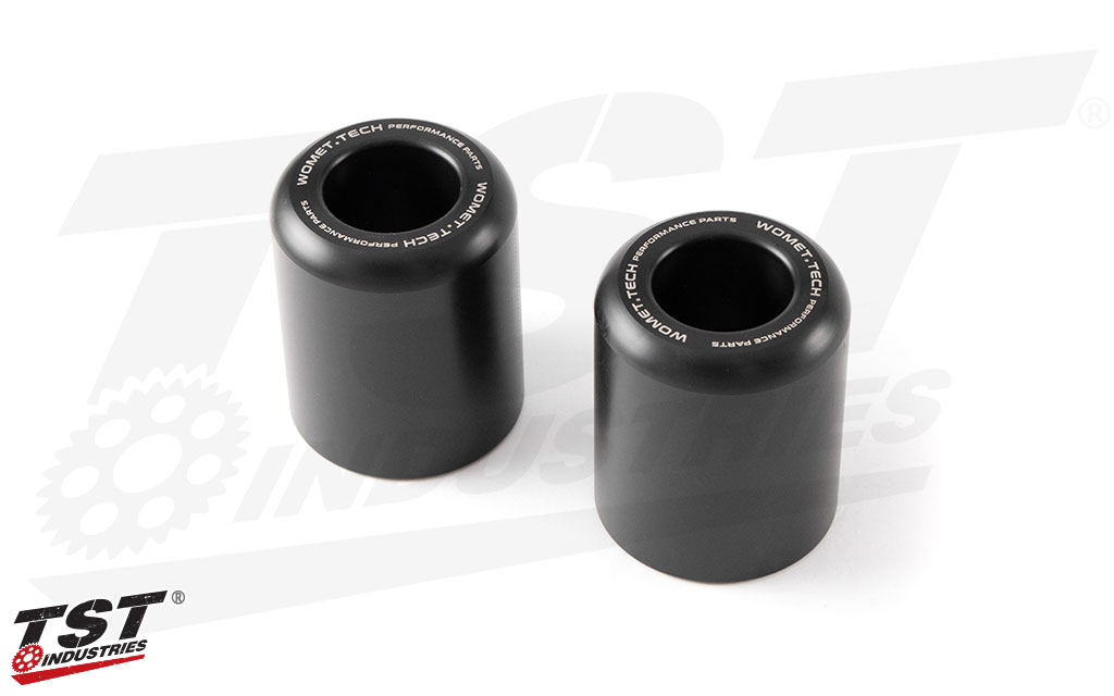 Robust delrin sliders provide excellent crash protection and aid in keeping your MT-09 safe.