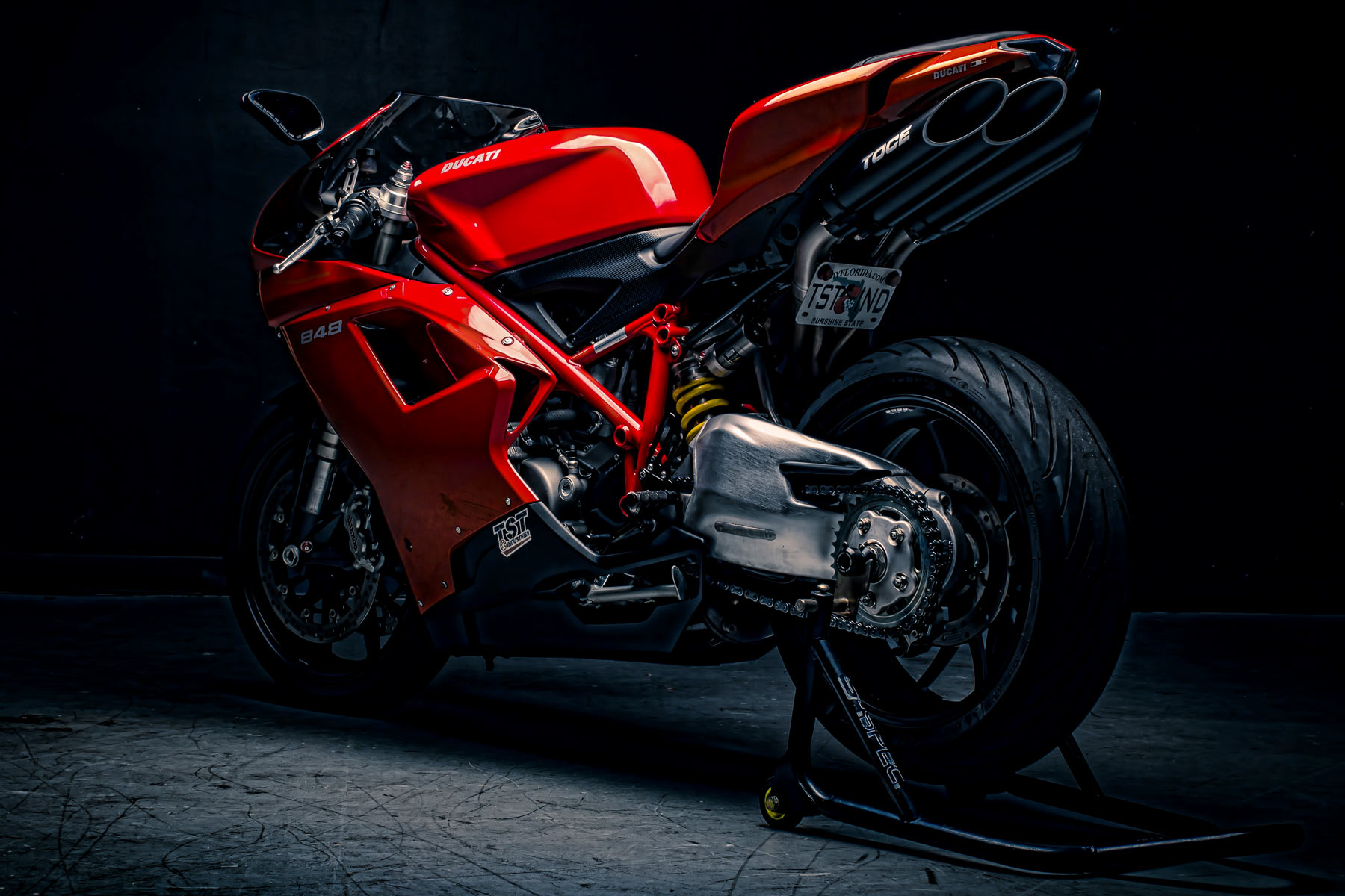 Professional photoshoot of a Ducati 848 performed by TST's own Director of Photography, Marc-Anthony Brown.