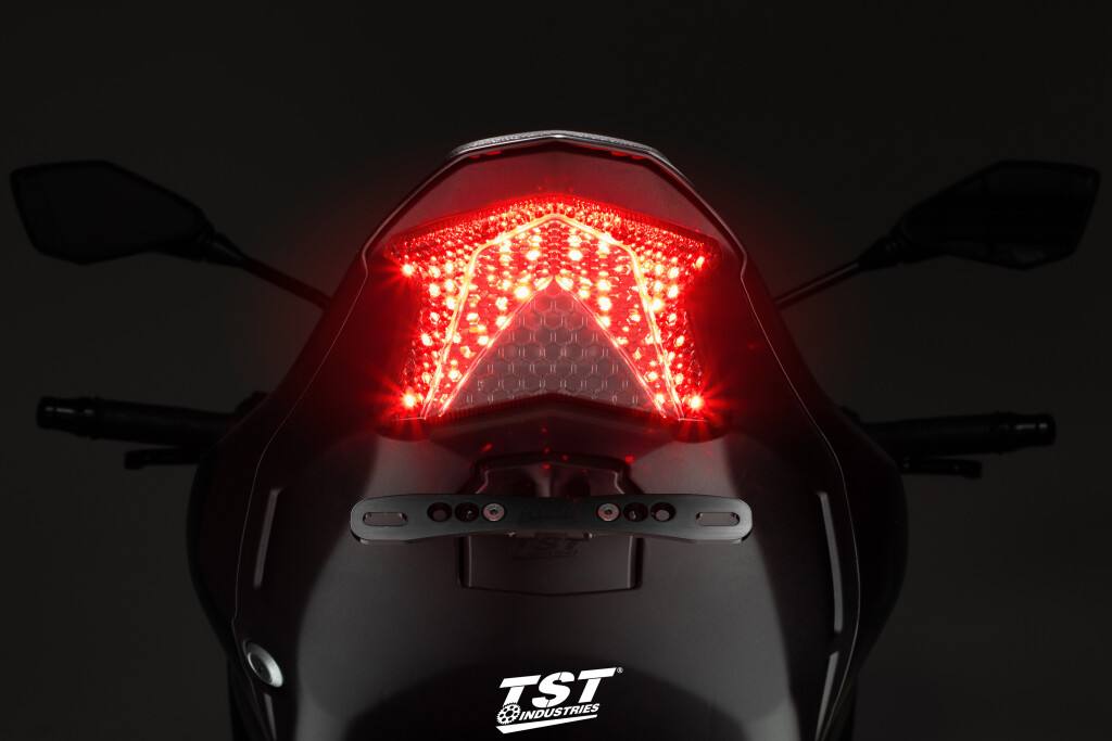 TST Industries LED Integrated Tail Light for the 2017+ Kawasaki Z900.