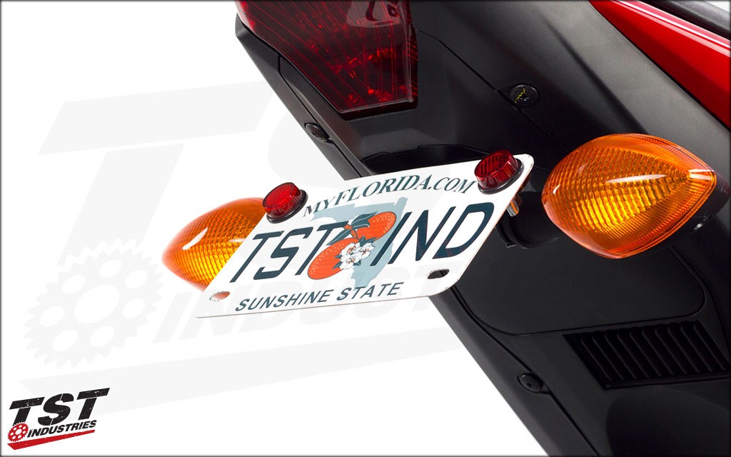 Keep your plate secure with these reflective mounts.