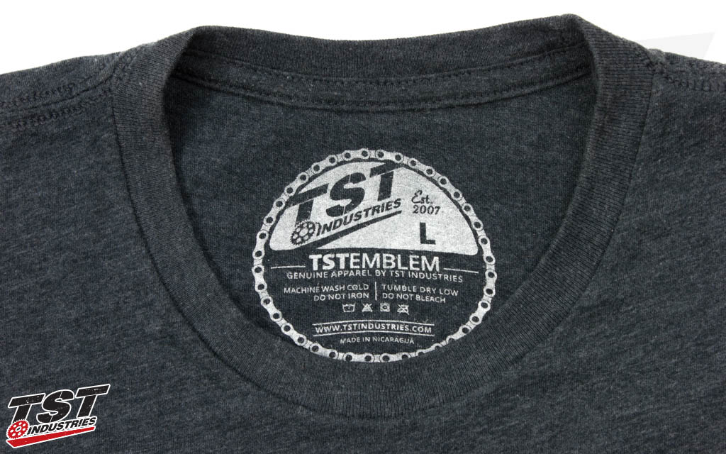 Custom TST Emblem tag print.