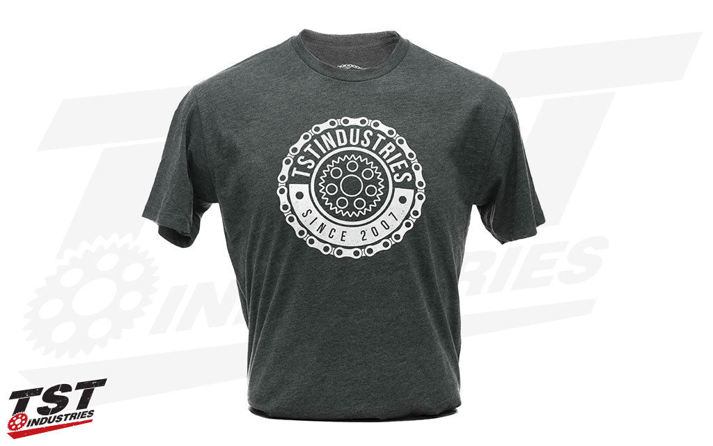 TST Emblem T-Shirt in Men's Charcoal.