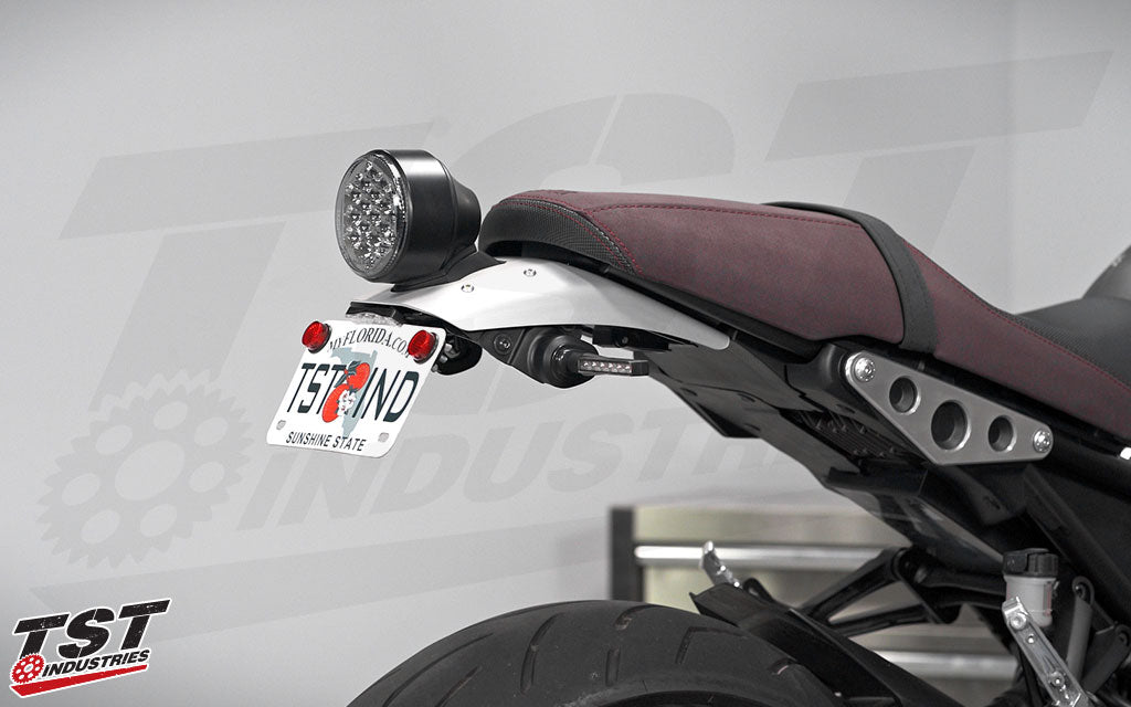 Shown with the TST LED BL6 Pod Signals. (Signals and license plate light sold separately)