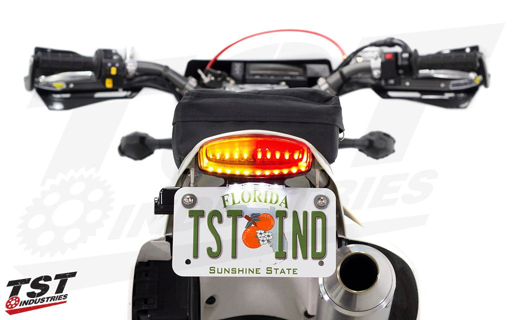 TST Fender Eliminator LED Integrated Tail Light System Version 2 for the 2000+ Suzuki DRZ400S / DRZ400SM