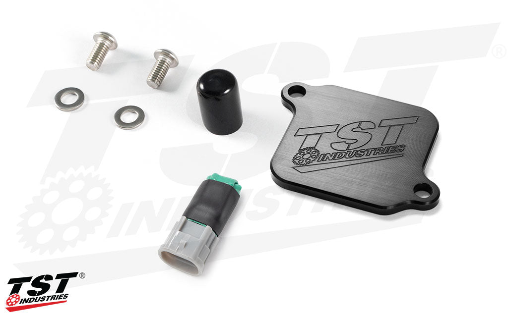 TST Smog Block Off Plate Kit | Kawasaki Ninja 400 / Ninja 500