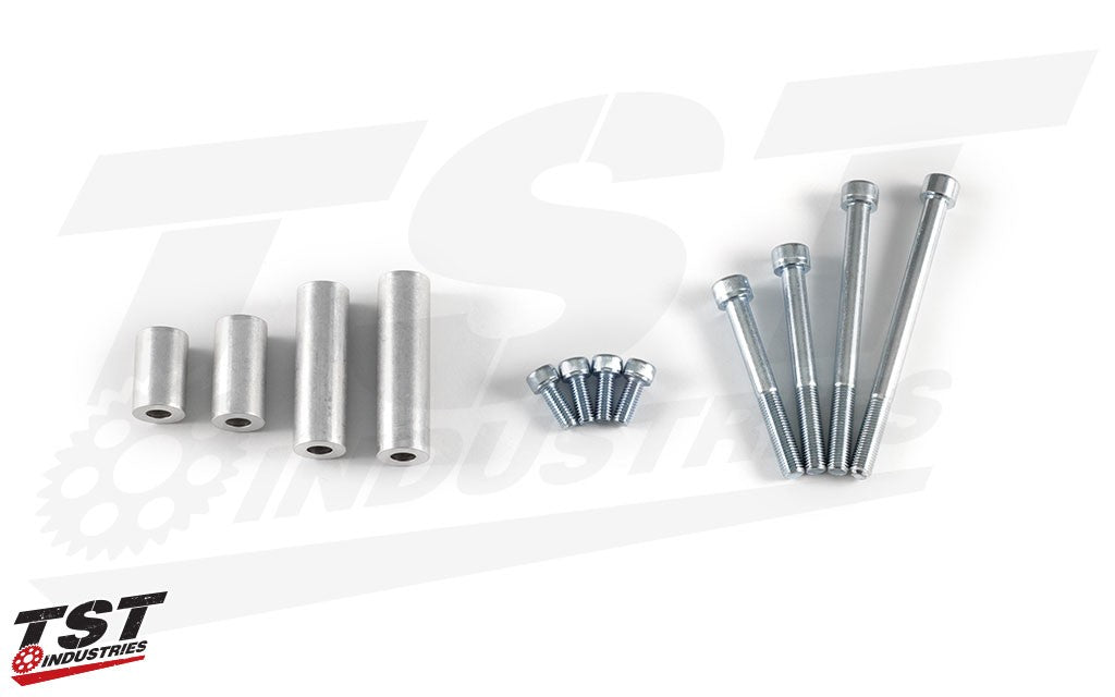 Corrosion resistant hardware provides exceptional strength to the kit.
