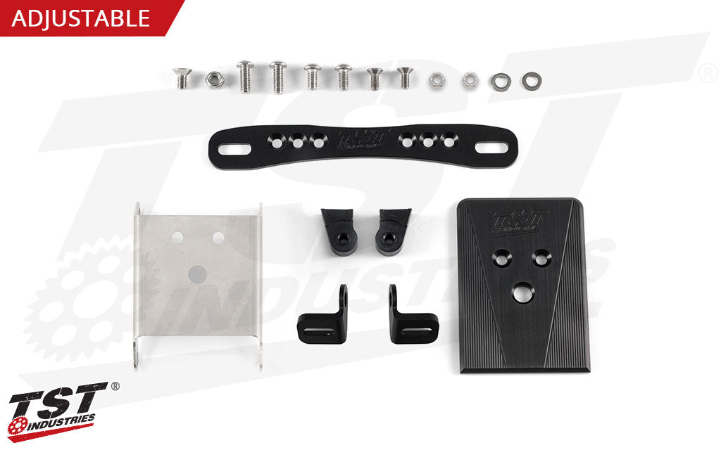 TST Elite-1 Fender Eliminator for Honda CBR1000RR 2017+. (Adjustable plate bracket shown)