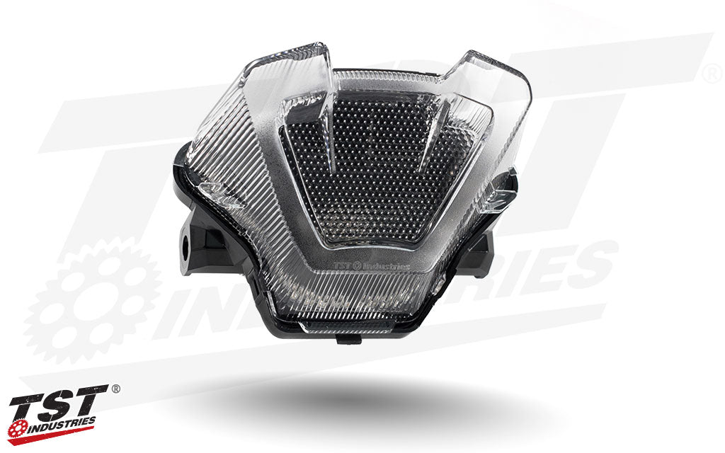 Clear LED Integrated Tail Light For The 2021-2024 Yamaha MT-07 By TST Industries.