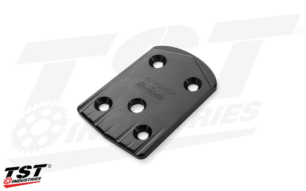 CNC machined undertail closeout for the Kawasaki ZX-6R.