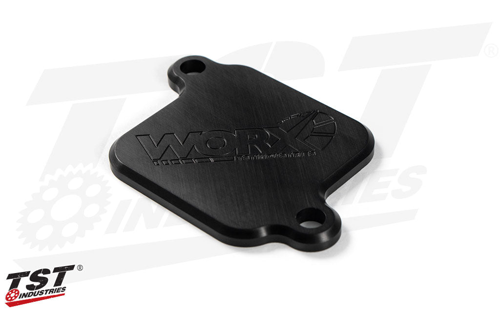 TST WORX Smog Block Off Plate for Yamaha YZF-R3 2015+ / MT-03 2020+