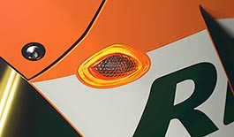 TST LED HALO-1 Flushmount Turn Signals for Honda CBR600RR 2013+