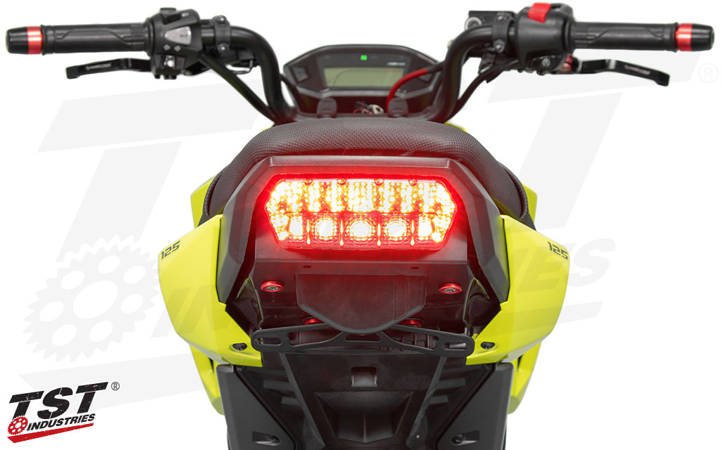Extremely bright LEDs provide ample light output.