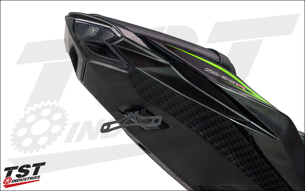 Our integrated taillight is complemented by our Elite-1 Fender Eliminator