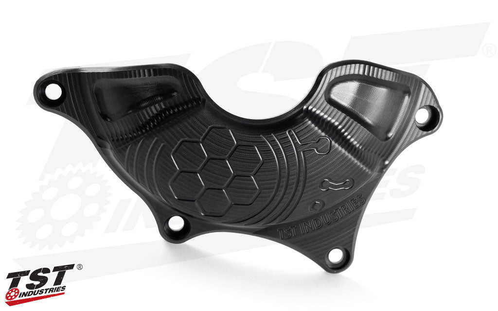 CNC machined from 6061 billet aluminum with a durable black anodized finish.