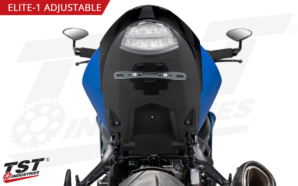 CNC machined aluminum components feature a durable black anodized finish.