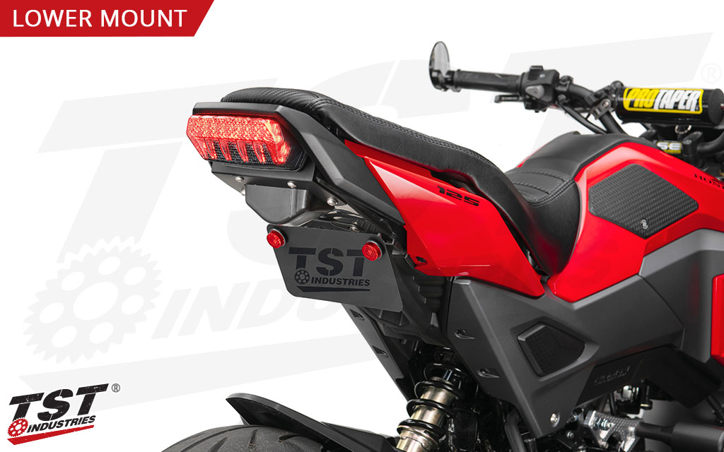 TST Industries Lower Mount Fender Eliminator for the 2017-2020 Honda Grom.