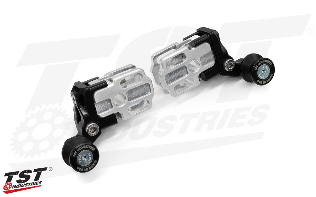 TST Spooled Captive Chain Adjusters | Kawasaki Z125 PRO