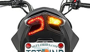 TST LED Integrated Tail Light for Kawasaki Z125 PRO 2017+