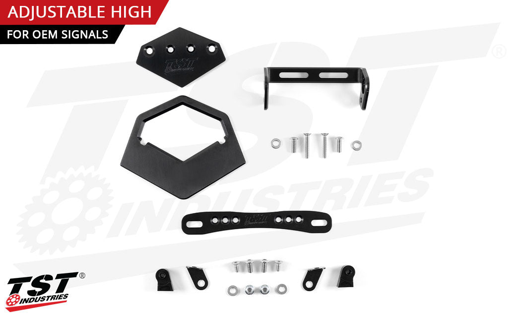 What's included in the TST Elite-1 Fender Eliminator kit for the BMW S1000R / M1000R.