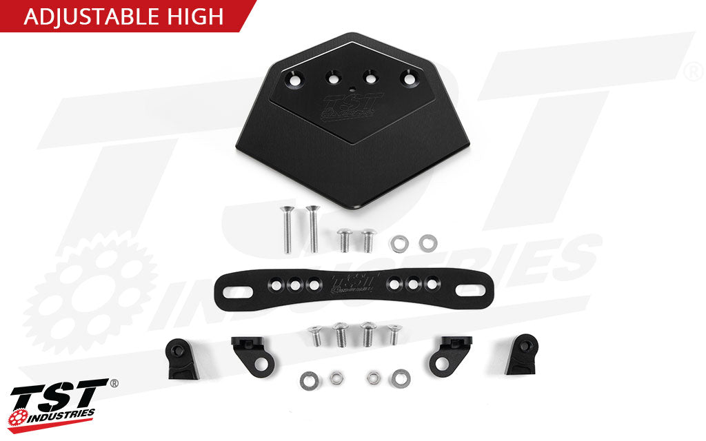 What's included in the Adjustable High kit for the BMW S1000R / M1000R.